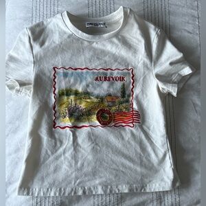 Princess Polly off White Knit Tee